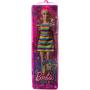 Muñeca Barbie Fashionistas 197 Vestido con Tirantes y Arcoiris