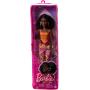 Muñeca Barbie Fashionistas 198 cabello negro rizado y cuerpo pequeño