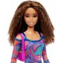 Muñeca Barbie Fashionistas 206 con cabello ondulado y pecas