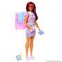 Ropa de Barbie, bolsa de lujo con traje escolar y accesorios temáticos
