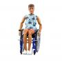 Muñeca Barbie Fashionistas 195 - Muñeca Barbie con silla de ruedas y rampa