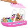 Barco Barbie con piscina y tobogán, set de juegos barco de ensueño y accesorios