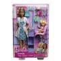 Muñeca Barbie Careers Dentista y juego con accesorios, juguetes Barbie