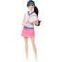 Muñeca Barbie y accesorios, muñeca jugadora de tenis profesional con raqueta y pelota