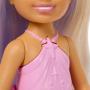 Muñeca Chelsea Barbie inspirada en un unicornio con cabello lavanda, juguetes de unicornio
