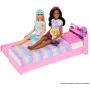 Muebles de Barbie para niños en edad preescolar, mi primer juego de Barbie para dormir