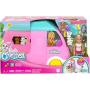 Barbie Chelsea Camper Playset 2 en 1 con muñeca pequeña Chelsea, 2 mascotas y 15 accesorios