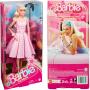 Muñeca coleccionable de Barbie la película, Margot Robbie como Barbie en vestido rosa a cuadros