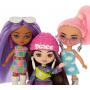 Cinco muñecas Barbie, Barbie Extra Mini Minis, paquete de muñecas pequeñas