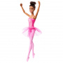 Surtido Muñeca Barbie Bailarina de Ballet articulada con tutú Rosa y moño (castaña)