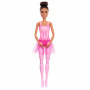 Surtido Muñeca Barbie Bailarina de Ballet articulada con tutú Rosa y moño (castaña)