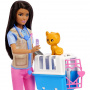 Set de juegos y muñeca Barbie Animal Rescue