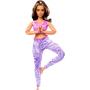 Muñeca Barbie Movimientos sin límites Yoga Curvy Hispana