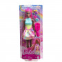 Muñeca Barbie Unicornio con cabello de fantasía de 7 pulgadas de largo y accesorios para jugar con peinados