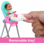 Muñeca Barbie Skipper Babysitters Inc. Con bebé y trona
