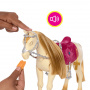 Barbie Mysteries: The Great Horse Chase Caballo de juguete interactivo con sonidos, música y accesorios