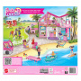 Barbie World Juego de Sala de Juegos con 19 Accesorios para Casa de Muñecas, Incluidos Muebles, Mesa de Futbolín y Mascotas