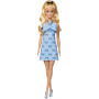 Muñeca Barbie Fashionistas Blue Bows