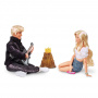 Pack de 2 Barbie y Ken Escena de fogata Barbie La Película