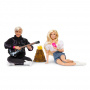 Pack de 2 Barbie y Ken Escena de fogata Barbie La Película