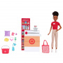 Muñeca Skipper y Target First Jobs Set con soporte de pago con cinta transportadora de trabajo y 9 accesorios adicionales (AA)