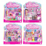 Surtido Barbie Mini Barbie Land, juegos con muñecas de 1,5 pulgadas, muebles y accesorios