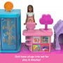 Mini Barbieland, tienda de mascotas coleccionable de Barbie, con muñeca Barbie de 1,5 pulgadas y áreas de juego interactivas para divertirse contando historias