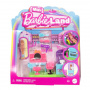 Set de juego de peluquería coleccionable Barbie Mini Barbieland con muñeca Barbie de 1,5 pulgadas, áreas de juego interactivas para divertirse contando historias