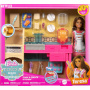 Muñeca de moda Teresa y juego de cocina con más de 20 accesorios, incluidas galletas que cambian de color - Barbie y Teresa Recipe for Friendship