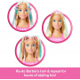 Cabeza de peinados Barbie Color Reveal Styling (caucásica)