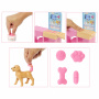 Barbie Quick Cast Vet Clinic Playset con muñeca de moda con cabello rosa, muebles de clínica y más de 10 accesorios, incluidos moldes y arcilla para vendajes