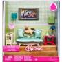 Juego de mesa y futón Barbie para sala de estar