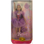 Princesa Barbie Bailarina con tiara, morada