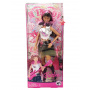 Muñeca Nikki Barbie Fashion Fever Rock Star con reflejos rosas