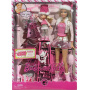 Set de navidad Barbie & Kelly Pink Holiday