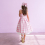 Vestido para niña Barbie The Movie - A Leading Role x Mattel Barbie Pink Gingham Premium