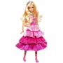 Muñeca Princesa Barbie luces brillantes (Rosa)