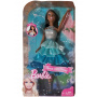 Muñeca princesa Barbie luces brillantes (Azul - AA)