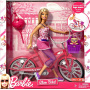 Muñeca Barbie Glan con bicicleta Glam