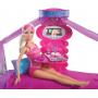 Juego de dormitorio con cama para el desayuno de lujo y muñeca Barbie