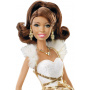 Muñeca Barbie Holiday Wishesi (dorada, AA)