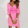 Vestido casual con estampado Come on Barbie Let's Go Party