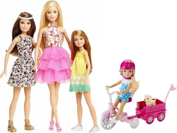 Bicicleta Barbie e seus filhotes Mattel CLD94 — Playfunstore