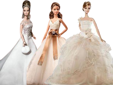 Our Favorite Wedding-Day Barbies  Barbie wedding dress, Barbie bride,  Barbie gowns