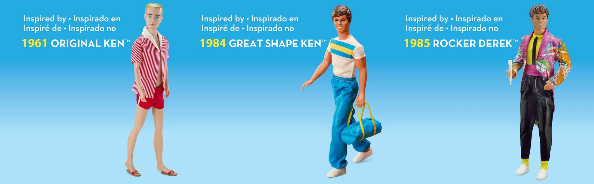 60 aniversario de Ken y los looks favoritos del pasado
