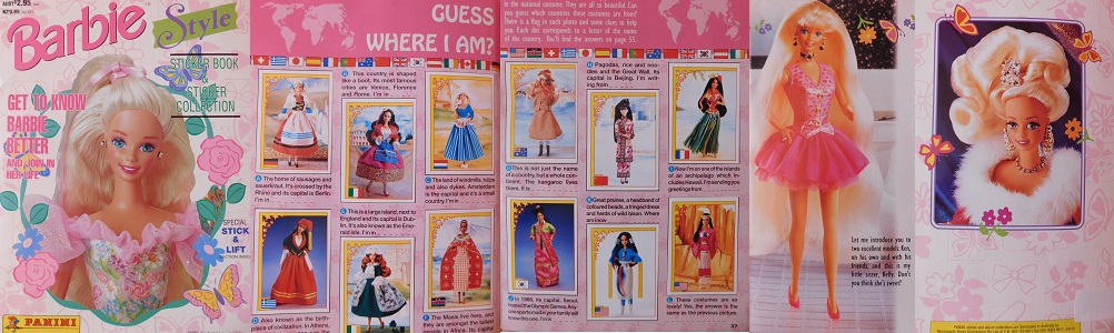 Álbum Barbie Style de Panini 1995
