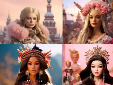 Barbie en el mundo: Un viaje cultural con la ayuda de la inteligencia artificial