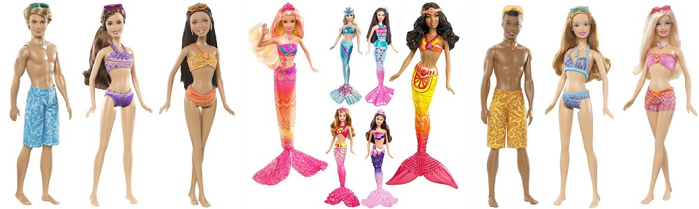 Onverschilligheid soep Kwelling Barbie en una aventura de sirenas 2-Muñecos de playa BarbiePedia