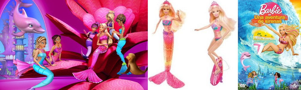 Barbie en una de Sirenas BarbiePedia