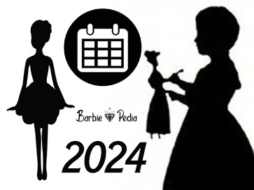 Calendario Barbie 2024 - Convenciones de muñecas, subastas ¡y mucho más!